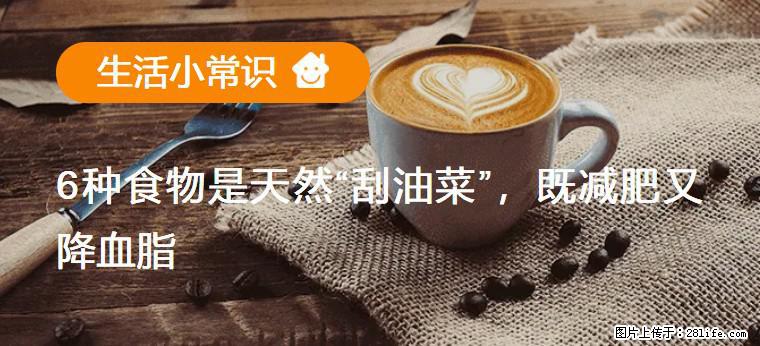 【生活小常识】6种食物是天然“刮油菜”，既减肥又降血脂 - 玉林生活资讯 - 玉林28生活网 yulin.28life.net